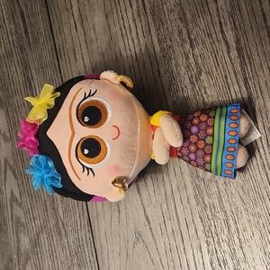 FRIDA KAHLO Plush Doll-Amparin Mexican.